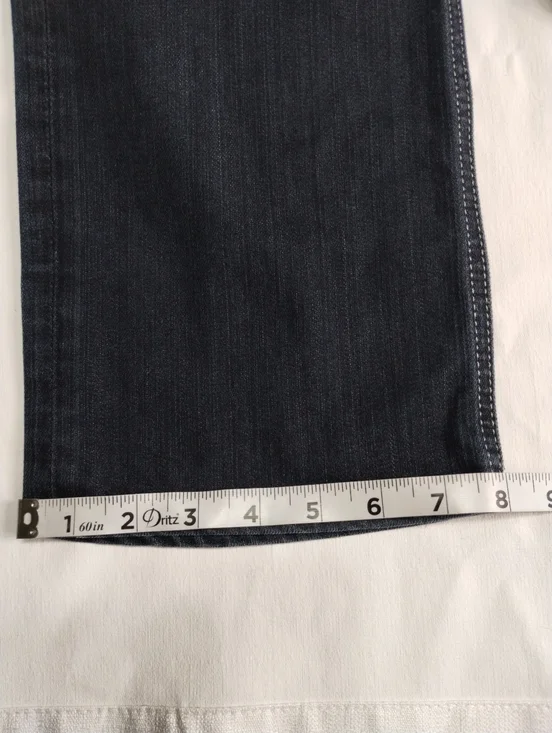 Women's Dark Blue Straight-Leg Jeans Size (34X32) - Picture 7 of 12